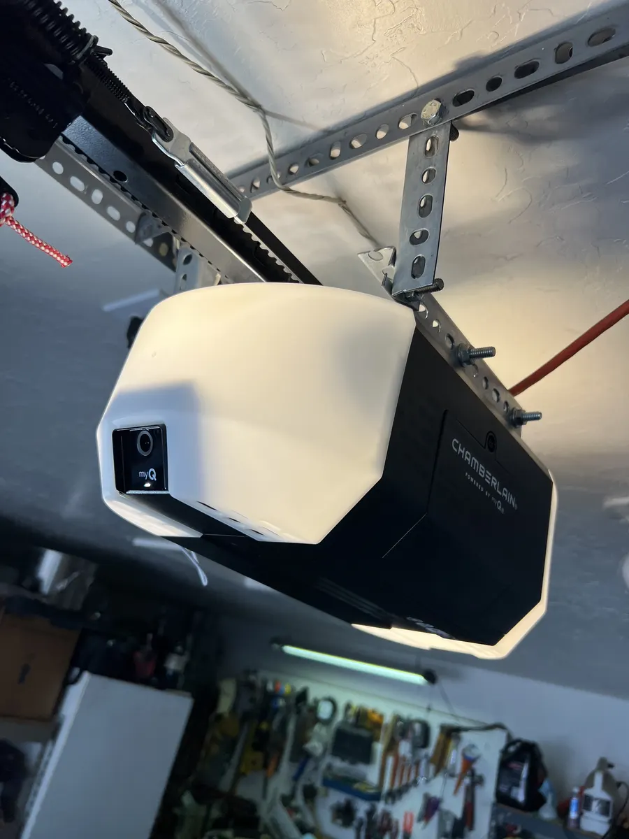 Newly installed Chamberlain myQ garage door opener